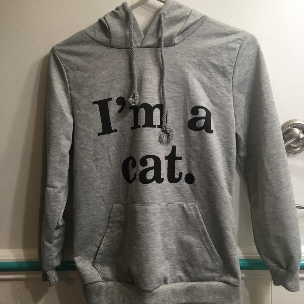 🐈Cat Sweater with eared hood🐈